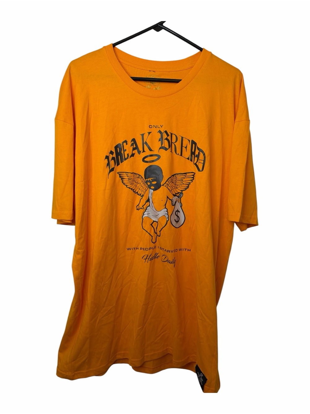 HASTA MUERTE "ONLY BREAK BREAD" TEE NWOT Cherub Graphic